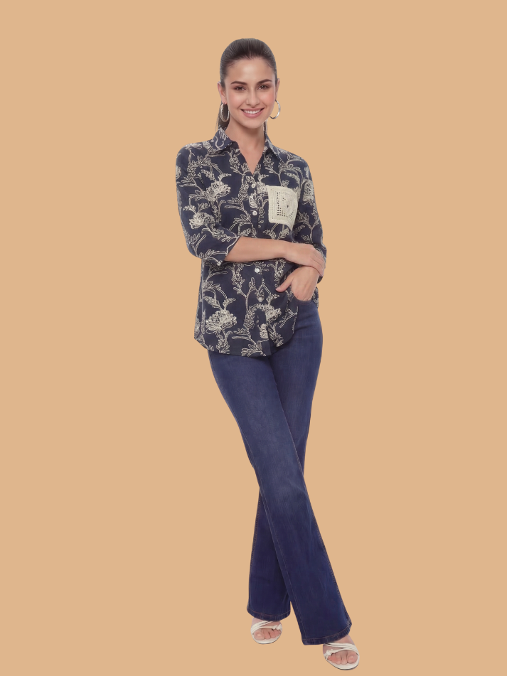Albion Women Trendy Street Style Shirt – Fashionable Daily Wear