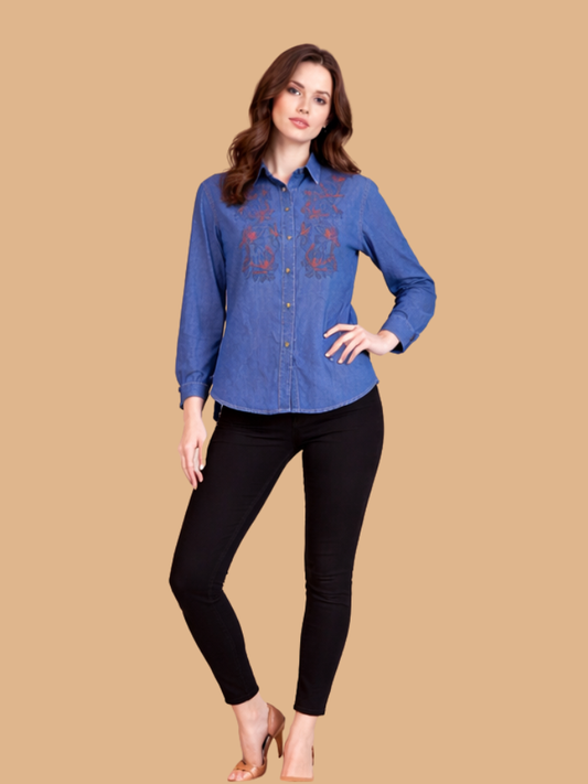 Albion Women Premium Office Wear Shirt – Modern Formal Style