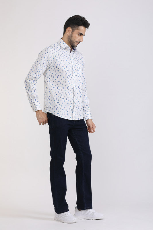 Albion Men Premium Fur Print Casual Shirt