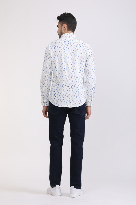 Albion Men Premium Fur Print Casual Shirt