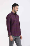 Albion Men Premium Purple Casual Shirt