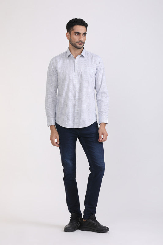 Albion Men Premium S S.Blue Casual Shirt