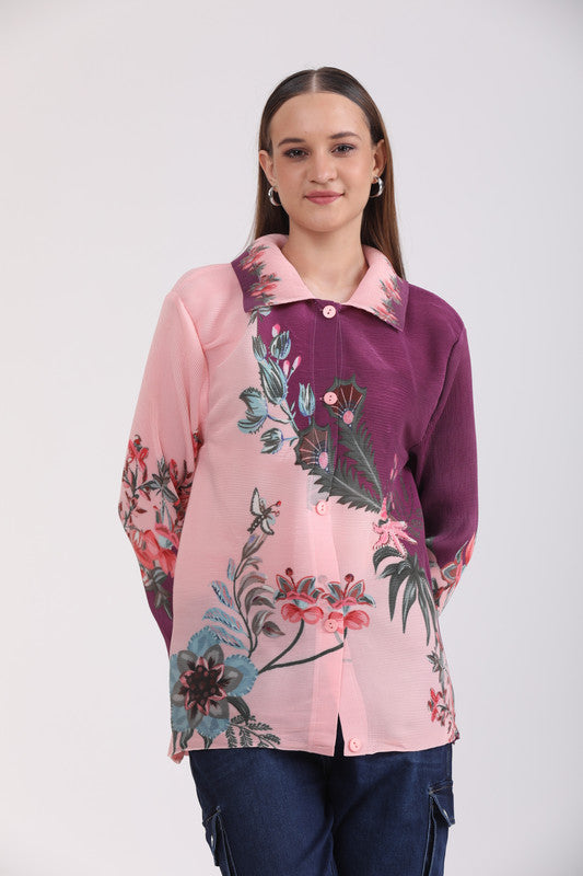 Albion Women Multi Blouson Top
