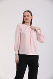Albion Women Peach Blouson Top