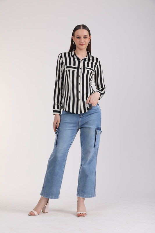 Albion Women Black Blouson Top