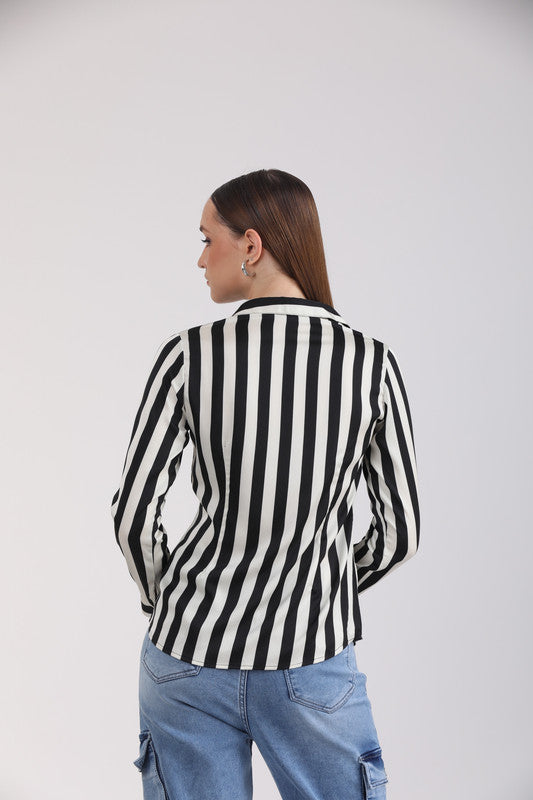 Albion Women Black Blouson Top
