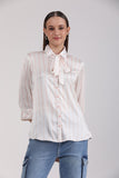 Albion Women Off White Casual Shirts