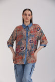 Albion Women Multi Blouson Top