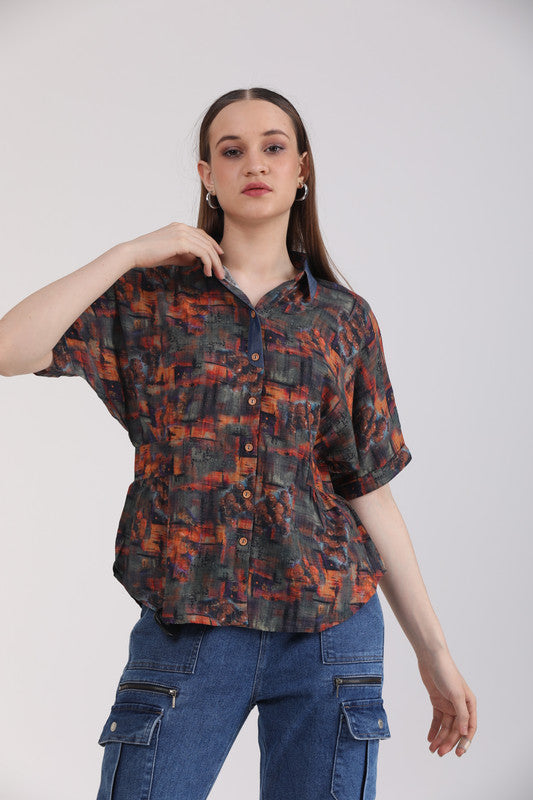 Albion Women Multi Blouson Top