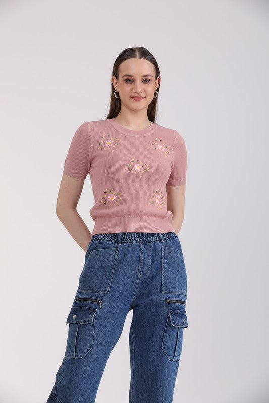 Albion Women Peach Blouson Top