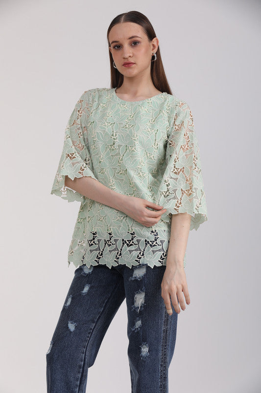 Albion Women Multi Blouson Top