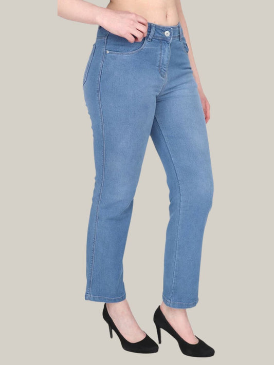 Albion Women’s Trendy Straight Fit Denim Jeans