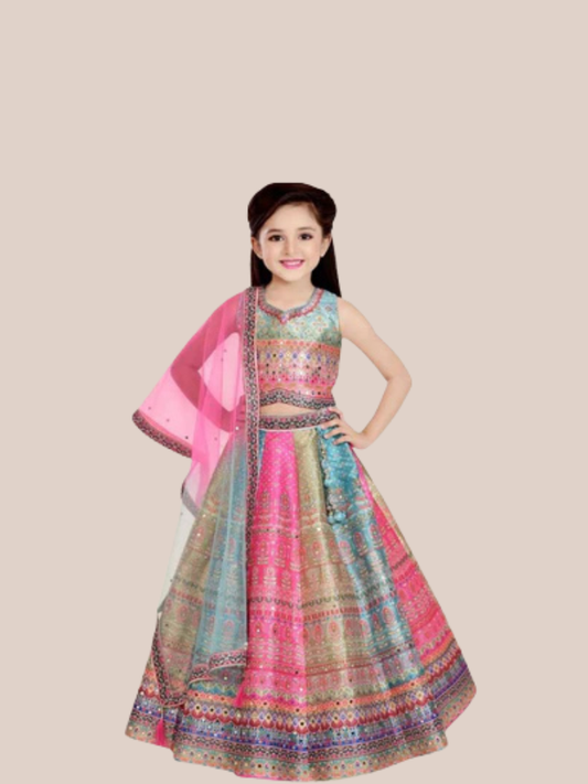Albion Girls Designer Ethnic Lehenga Choli – Festive & Party Wear