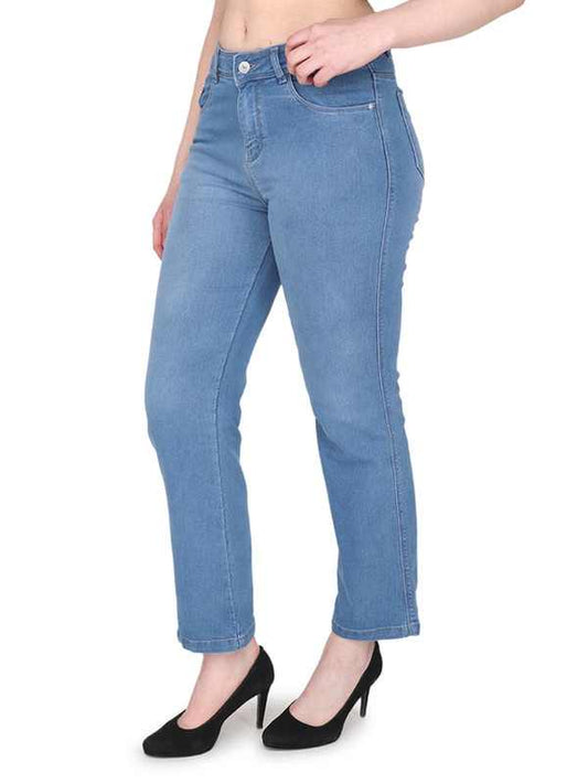 Chunmun Albion Smart Casual Mid Blue Jeans