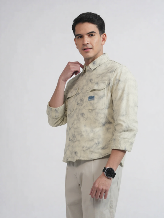 Albion Premium cotton shirts, formal and casual OLIVE