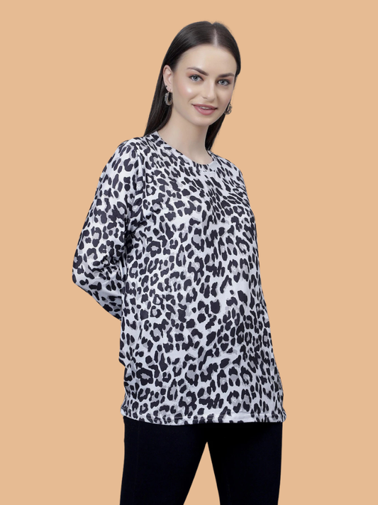 Albion Premium Ladies Stylish Black Blouson Top