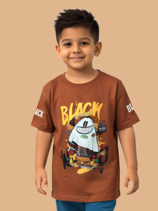 Albion Printed Cotton Kids T-Shirt – Premium Quality Soft Fabric Tee