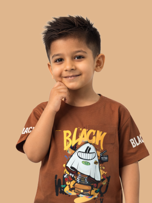 Albion Printed Cotton Kids T-Shirt – Premium Quality Soft Fabric Tee