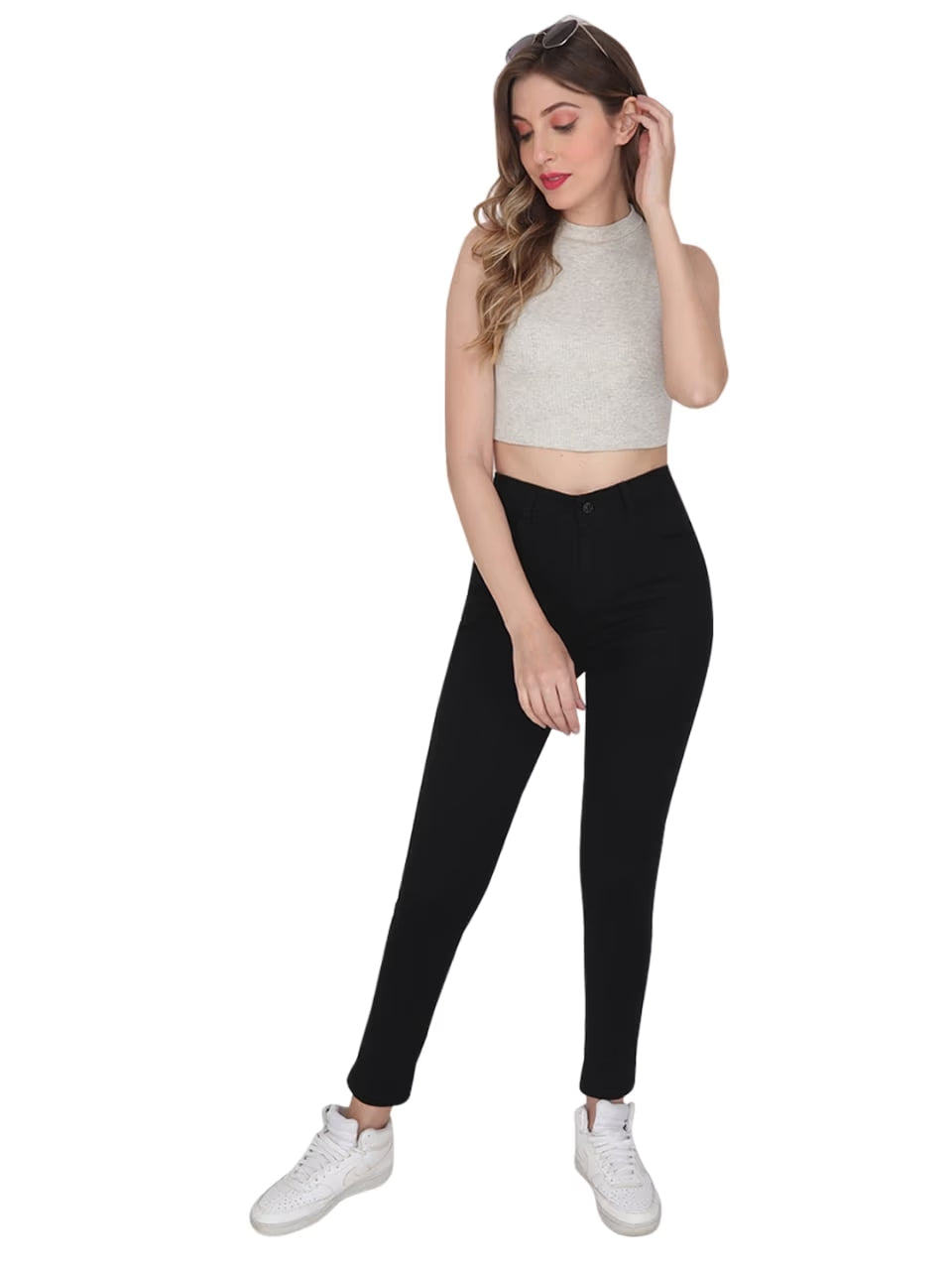 Albion Premium ladies Classic Black Denim Jeans
