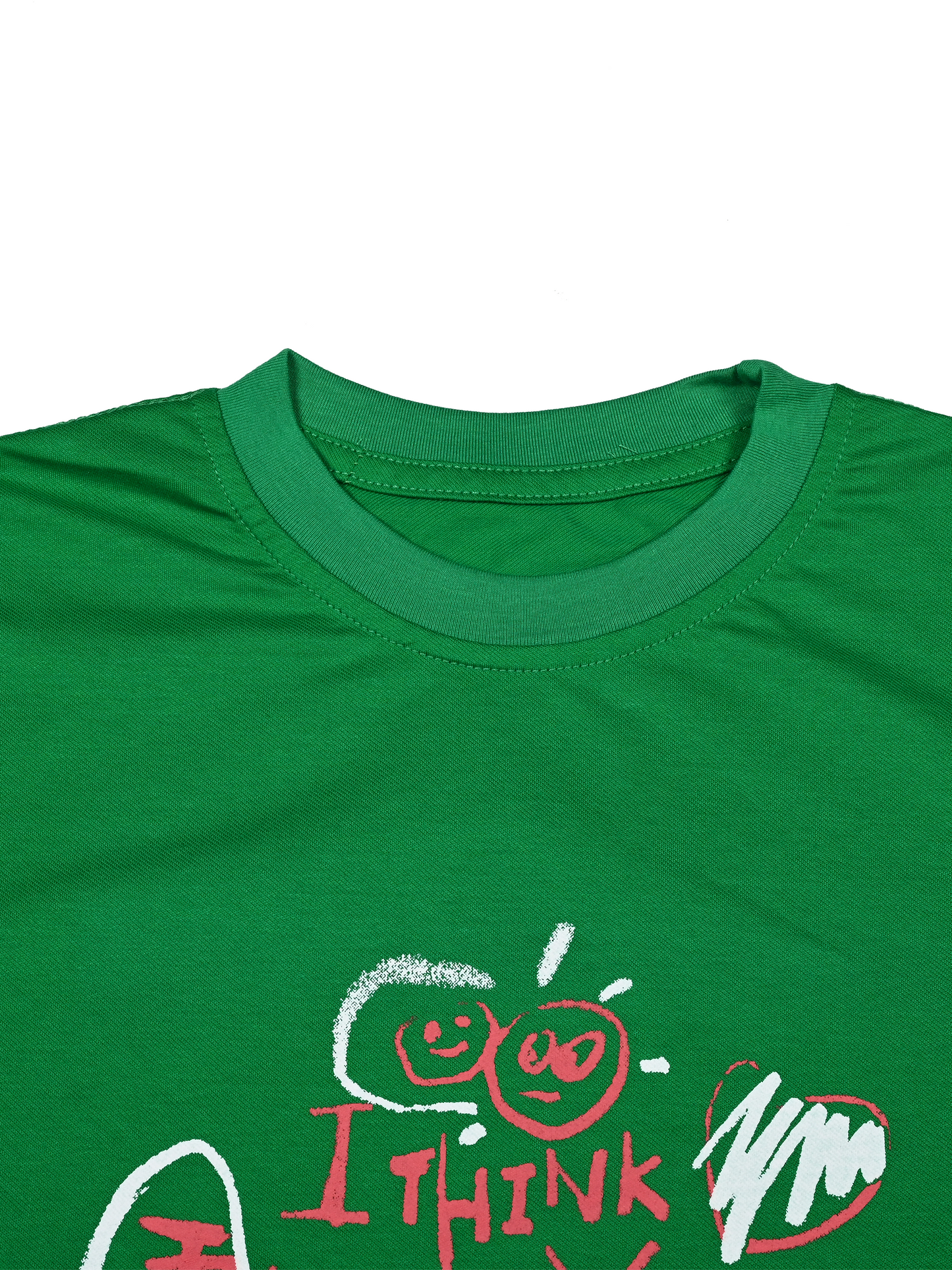 Albion Premium Cotton Kids Green Graphic Print T-Shirt