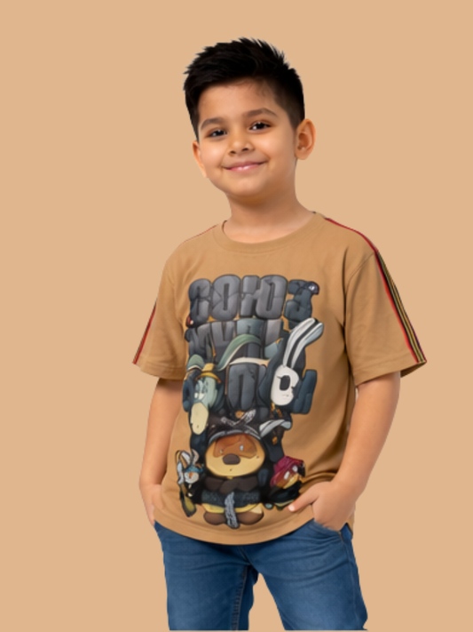 Albion Kids Graphic Tee – Soft & Skin Friendly Cotton T-Shirt