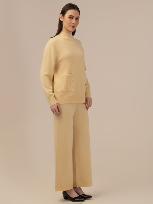 Albion Ladies Winter Tops and Bottoms – Comfortable Winter Wear - yellow