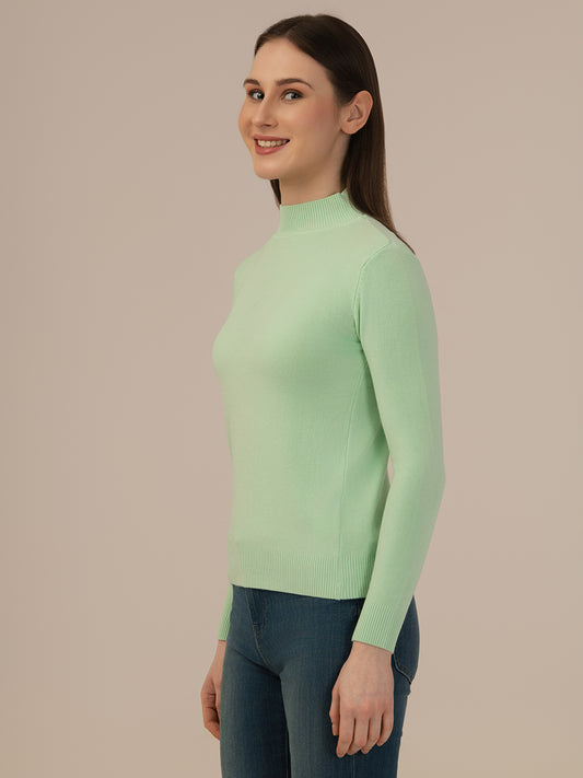 Women’s Winter Pullover – Soft & Stylish Albion Collection_C.GREEN