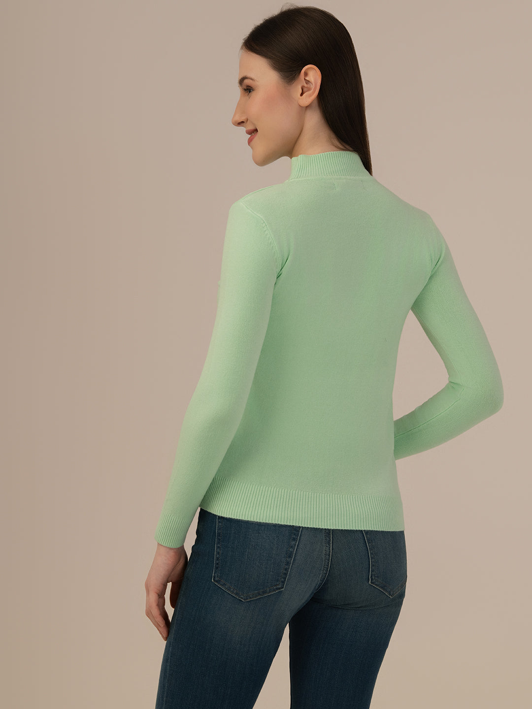 Women’s Winter Pullover – Soft & Stylish Albion Collection_C.GREEN