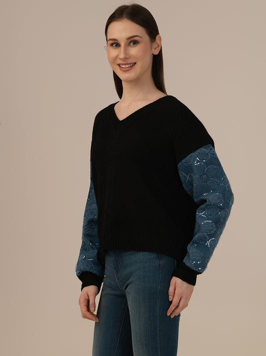 Ultra-Warm Woolen Fleece Top for Women – Winter Sweater