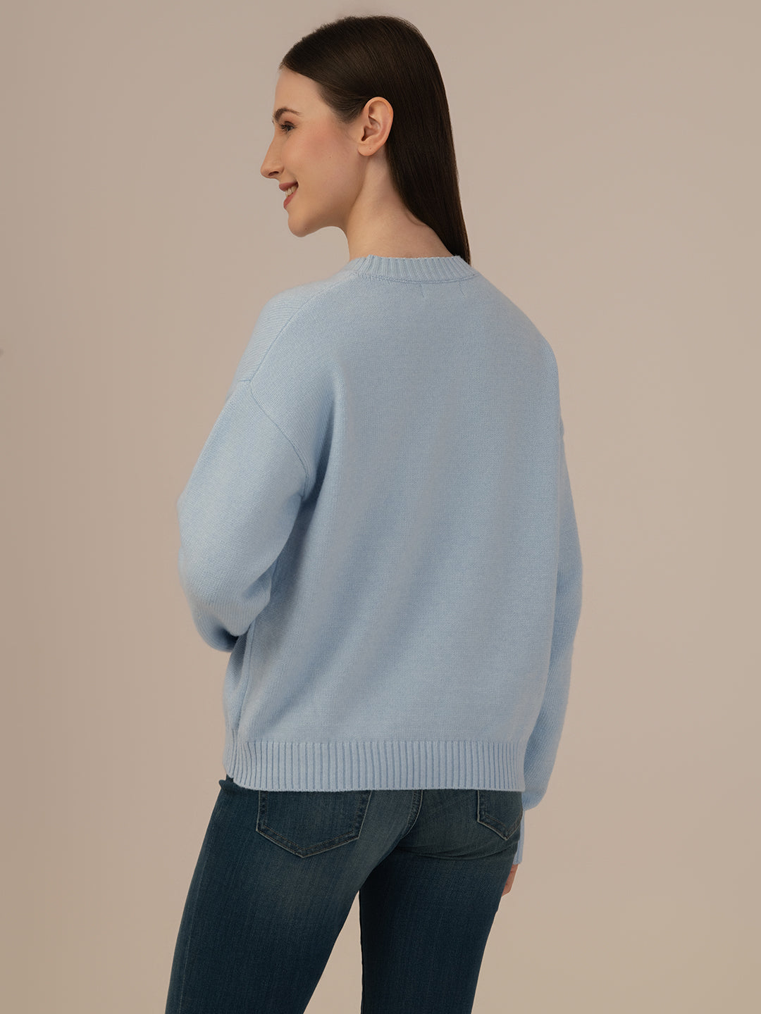 Albion Ladies Woollen Pullover – Perfect Winter Comfort_BLUE