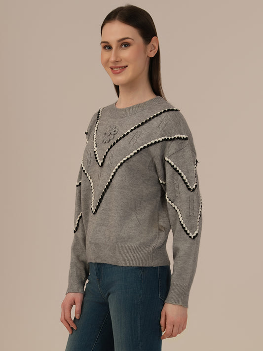 Albion Winter Stylish Women Sweater For Daily Wear