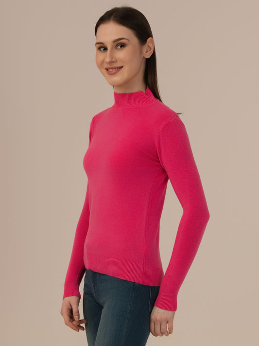 Women’s Winter Pullover – Soft & Stylish Albion Collection_H.PINK