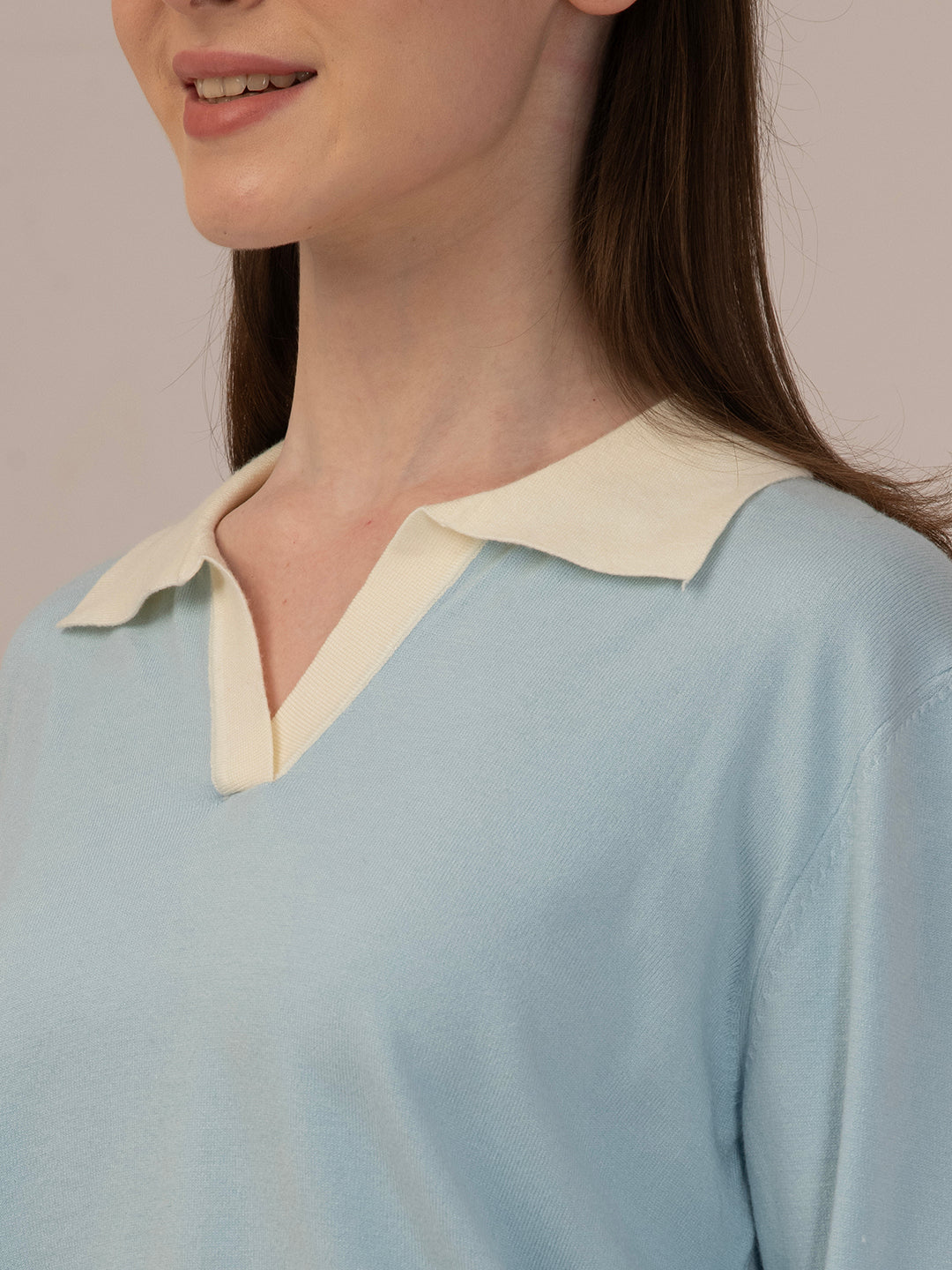 Ladies Winter Sweater – Comfortable Winter Wear, Sky