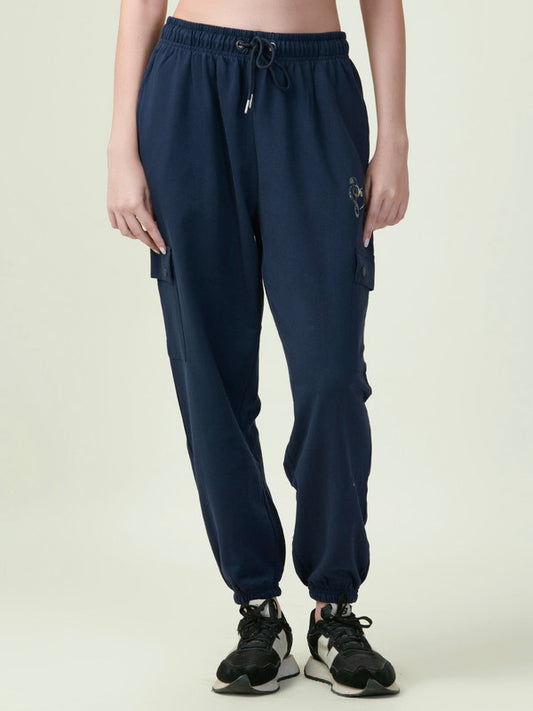 Albion Premium Ladies Cyan Lower Navy Lower Jogger