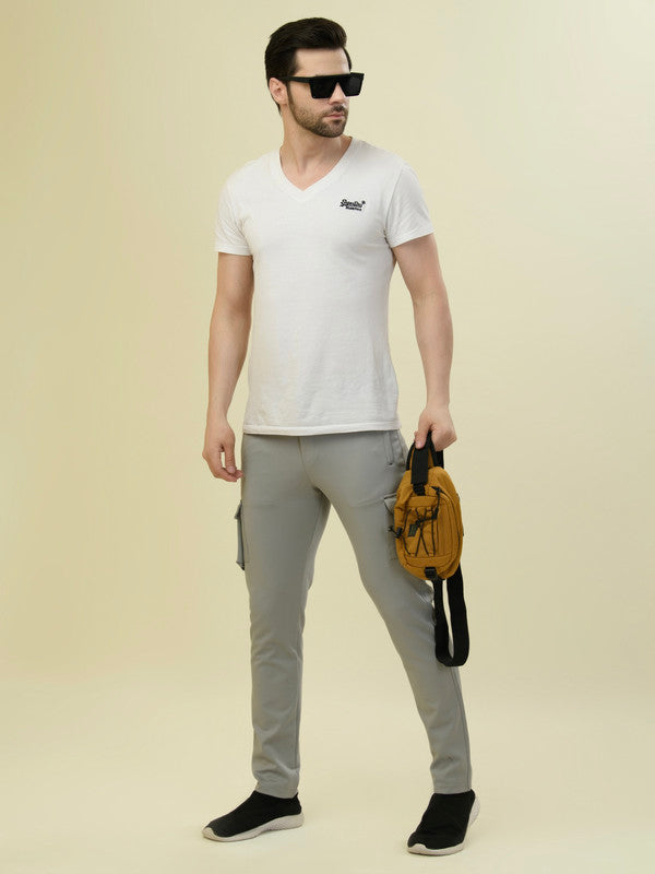 Albion Premium Men L Grey Casual Lower