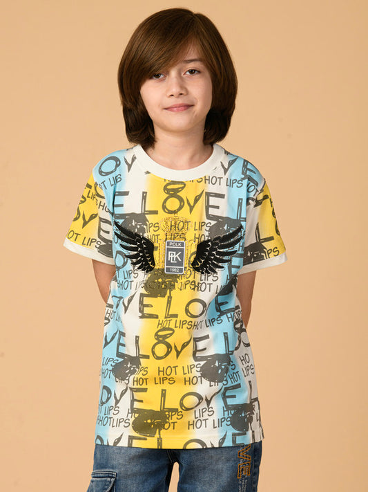 Albion Premium Boys Yellow T-shirt