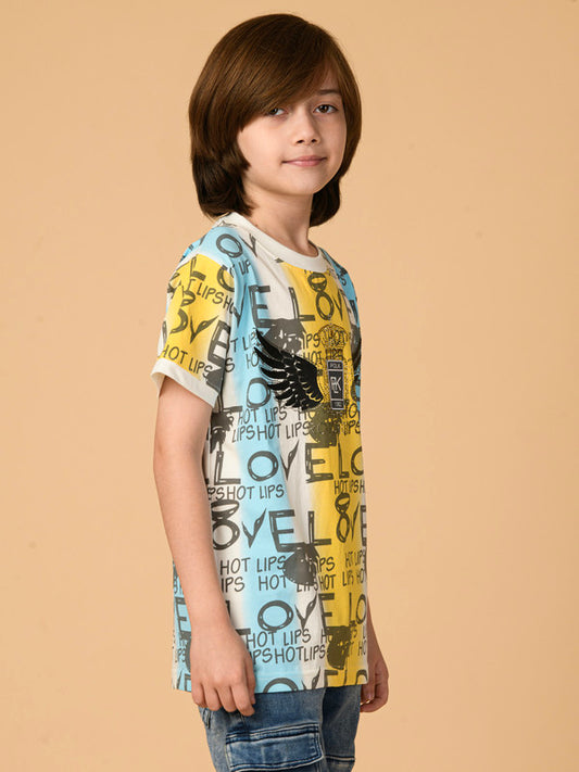 Albion Premium Boys Yellow T-shirt