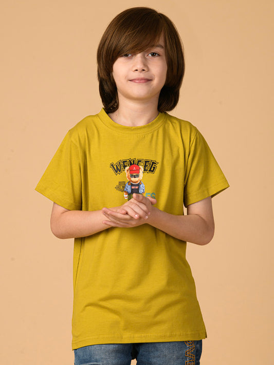 Albion Premium Boys Yellow T-shirt