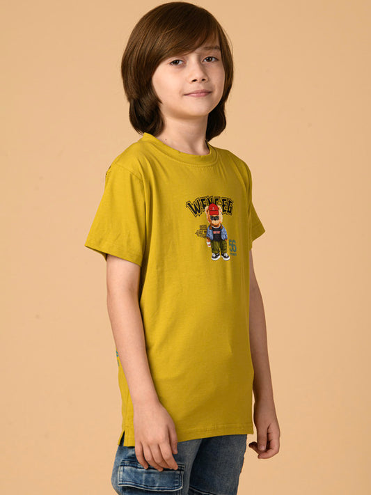 Albion Premium Boys Yellow T-shirt
