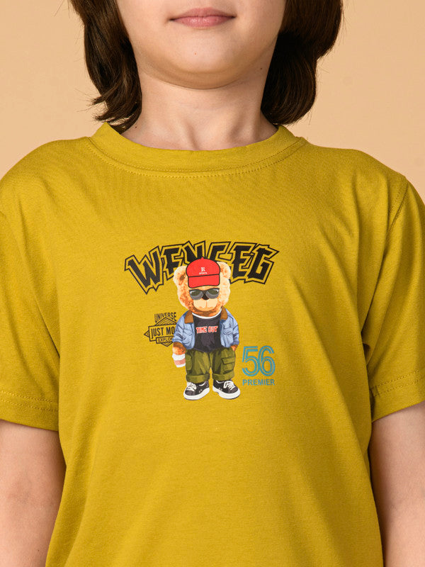 Albion Premium Boys Yellow T-shirt