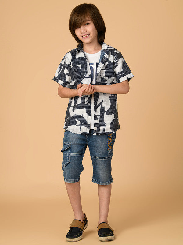 Albion Premium Boys Blue Shirt