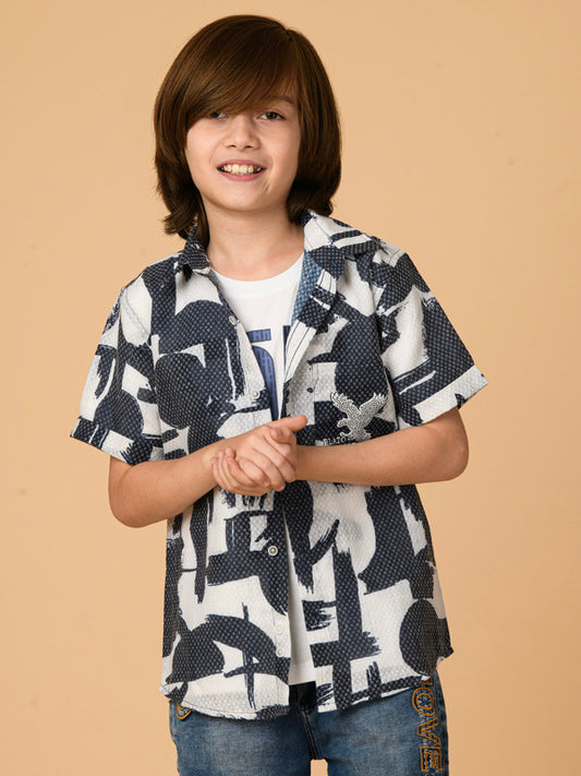 Albion Premium Boys Blue Shirt