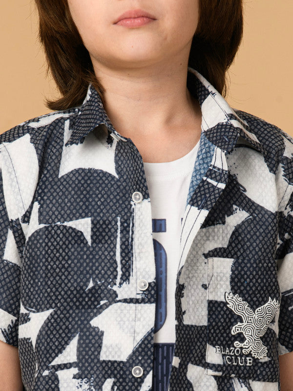 Albion Premium Boys Blue Shirt