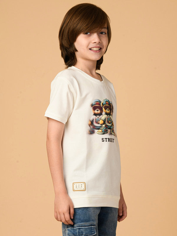 Albion Premium Boys Upper Cream T-shirt