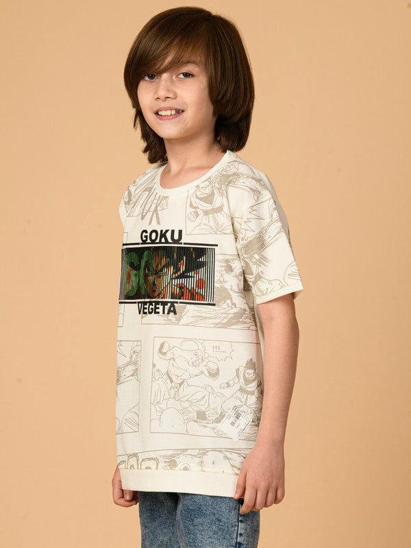 Albion Premium Boys Cream T-shirt