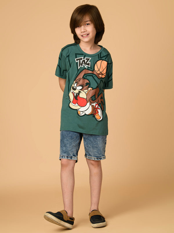 Albion Premium Boys Green T-shirt