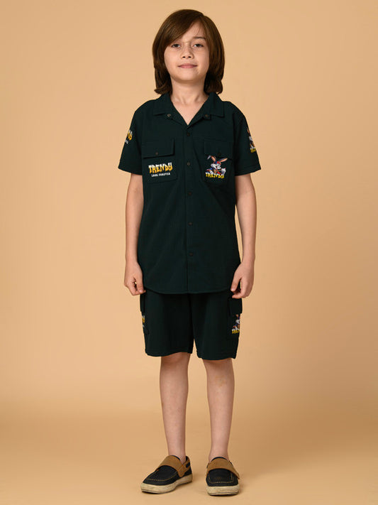 Albion Premium Boys Green Co-ord set