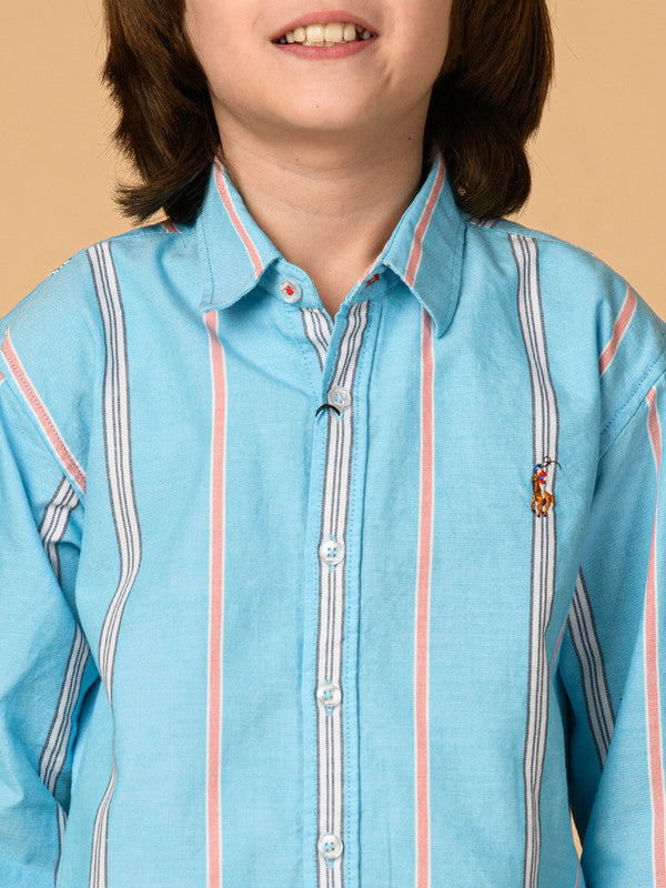 Albion Premium Boys F Blue Shirt