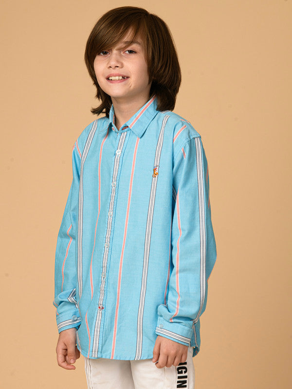 Albion Premium Boys F Blue Shirt