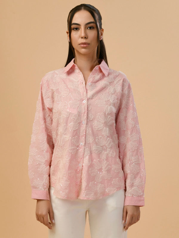 Albion Premium Ladies Pink Casual Top